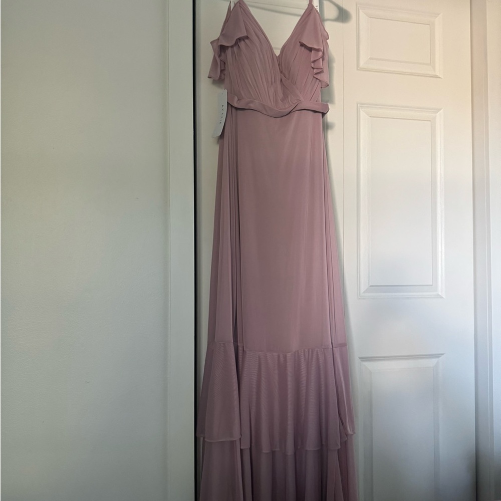 Azazie Rylan dusty Mauve